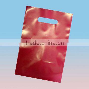 garment packaging bag plastic bag with handle reusable folding shopping bag