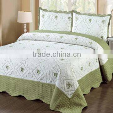 100% polyester microfiber patchwork bedspread quilt                        
                                                Quality Choice