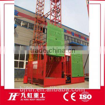 Simple operation SS100/100 material hoist