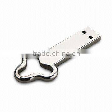 metal key usb flash memory 2.0 with laser engrave logo