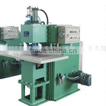 Woodworking veneer patcher machine