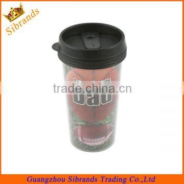 2014 Wholesale Double Wall Travel Mug Unique Travel Mug Plastic Travel Mug