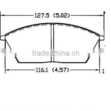 D436 for hyundai toyota brake pads ceramic