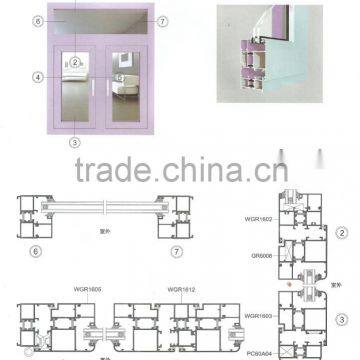 High quality aluminium energy-saving casement window TFFC-22