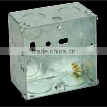 2 Gang Flush Metal Box-RGB-PG-75-135-35-09