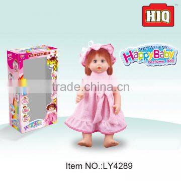 B/O growing up small dolls lifelike doll toys wih 4 sound