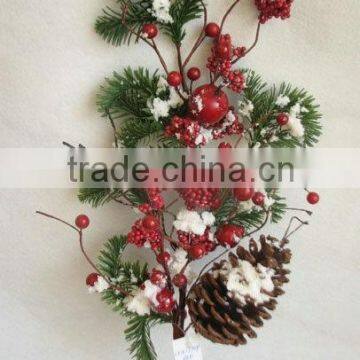 Popular Snowy christmas foam red burgundy berry spray for Christmas home decorations christmas decoration