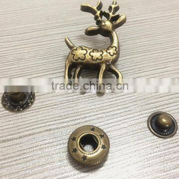 Custom Vintage Snap Fastener for Coat