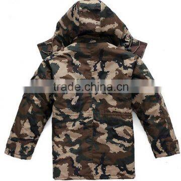 Custom Mens Camo Trench Coat photo-2