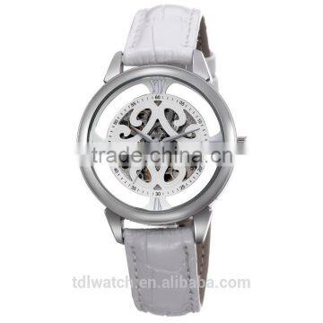 Genuine Leather Mechanical Skeleton Japan Movement Watch photo-2