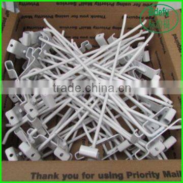 White Girdwall Peg Hook Wire Grid Panel Store Display Fixture