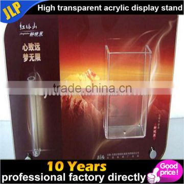 JLP Clear acrylic cigarette display shelf,automatic cigarette case