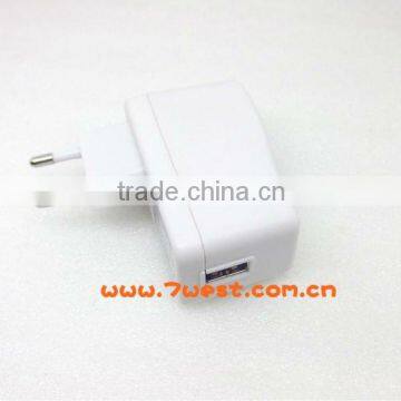 2.1A USB travel charger for iPad/Samsung Galaxy P1000