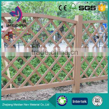 Anti-uv Eco-friendly wood plastic composite fence panels