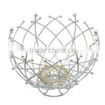 2013 silver plated wire fruit holder L814