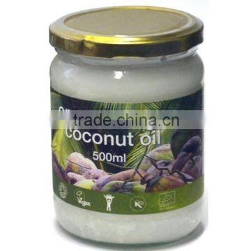 USDA/EU ORGANIC VIRGIN COCONUT OIL wet processed