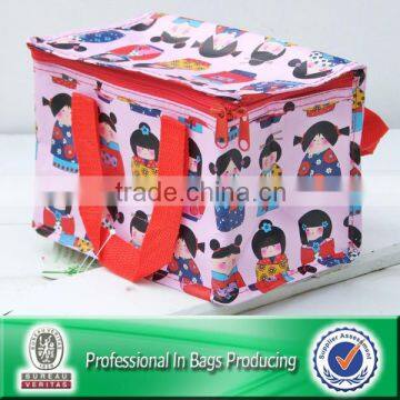 Lead Free NON WOVEN Cooler Plastic Lunch Box