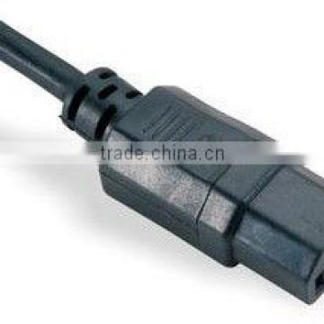 IEC 320 C15 power plug cord high temperature resistance connector