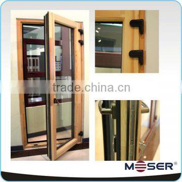 Single doors interior wood design with energy saving effect