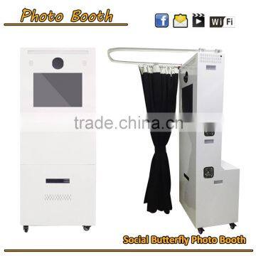 2016 Instagram Sticker Photo Booth With Software/Cabinet/Printer/Camera For Wedding/Party/Rent