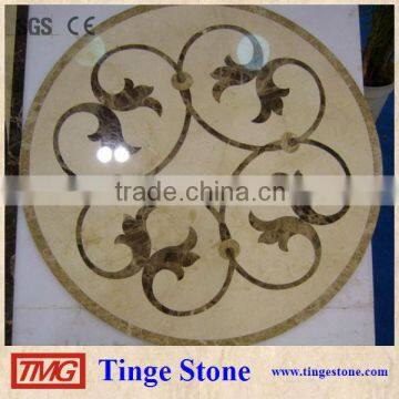 Creative competitive water jet marble medallion, marble floor medallions patterns