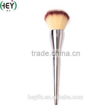 2016 Top- Selling Synthetic Hair Duo Color Hair Tapered Silver Handle Makeup Brush Powder Brush