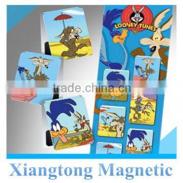 Cheap Cartoon Folding Paper Magnetic Bookmark