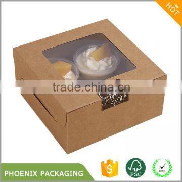 wholesale square kraft paper box gift box packaging for cake