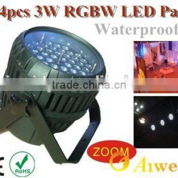 2015 New Product 54pcs 3W LED PAR with ZOOM