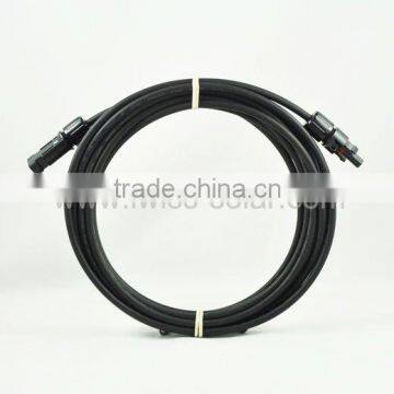 Solar Cables/PV Cable for 2.5/4/6mm2 solar panel connectors with VDE and UL certifications and IP67 Waterproof