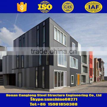 Fast construction steel frame prefab kit home