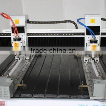 Low Price 2 Heads Wood CNC Router Machine With 2 Rotary Axis photo-6