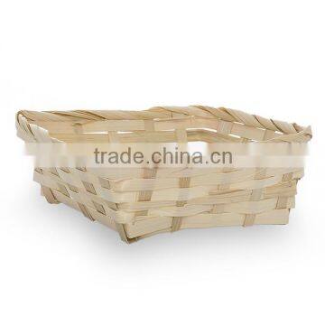 Natural bamboo kitchen basket