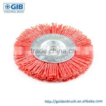 DIY Wheel Brush, Red Silicon Carbide Abrasive, Outside Diameter 76 mm