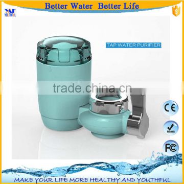 2016 New arrival pure waterfilters faucet mounted ceramic carbon cartridge tap water purifier filter