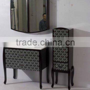 Solid Wood Bath Cabinet (JS-0010A)