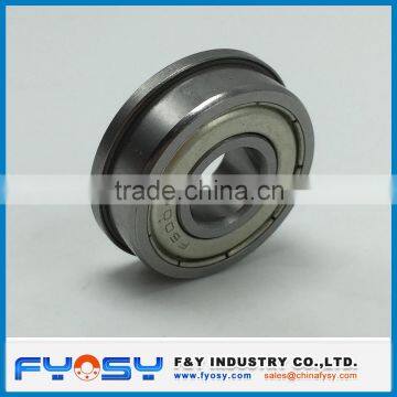 inch flange deep groove ball bearing FR166ZZ FR flange bearing 4.762X9.525X3.175MM inch flanged ball bearing