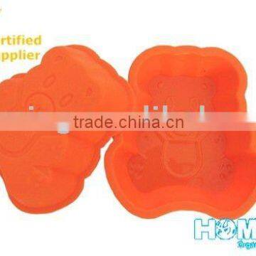 bear shape silicon cake mold/silicone cake decorating