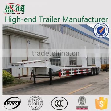 Extensible and lifting platform heavy transport low bed trailer