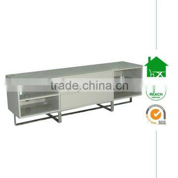 western-style modern wood lcd tv stand design