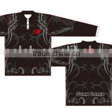 Custom Polyester Long Sleeve Quick Dry Sublimated Fishing Jersey Wholesale photo-2