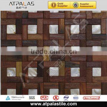 new design walling decorative wooden mosaic