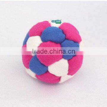 hand sewing footbag