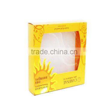 Plastic window paper box small gift packing box