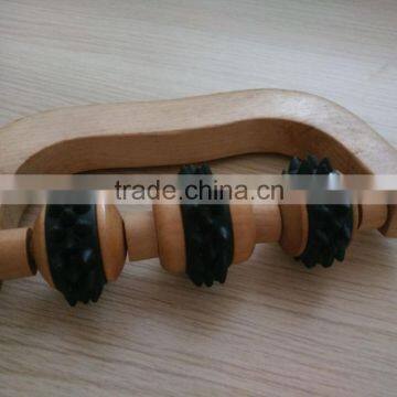 Chinatop 2016 hot-sale handle roller wooden massager