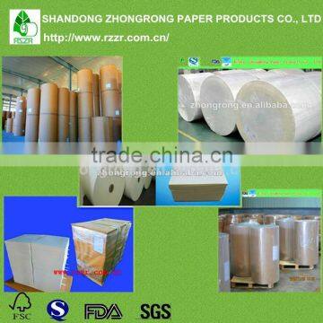 food grade wood pulp paper board with polyethlene coatintg in roll/sheet