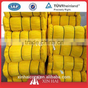 Polyester/polyethylene Raschel Knotless Fishing Netting Grass Green Net