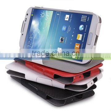 SLIM Trendy Premium Polished PU Leather Stand Book Shell Protection Case Cover for Samsung Galaxy S4 i9500