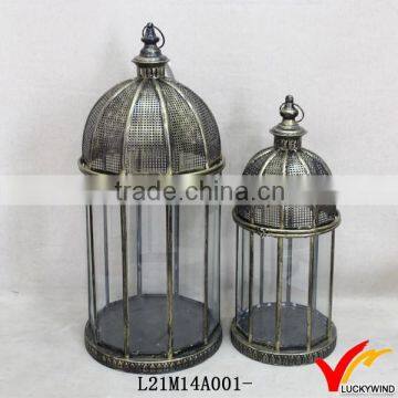 round antique decorative metal lantern in bulk