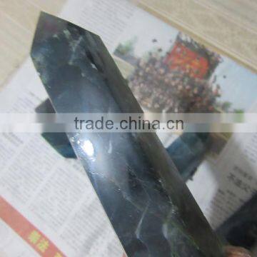 Collecting customized green fluorite crystal wand big crystal wand